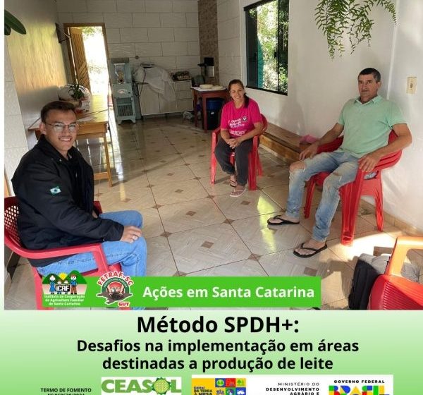 Implementação do método de Sistema de Plantio Direto de Hortaliças e outras culturas (SPDH+), em áreas destinadas a atividade leiteira
