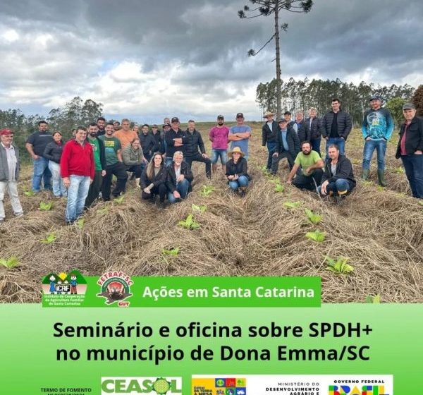 Aconteceu neste dia 22/09, na comunidade de Linha Rio Caçador, município de Dona Emma/SC