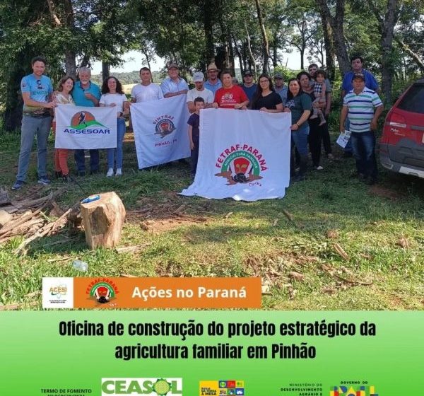Ontem (20) foi um dia de muito diálogo com famílias agricultoras do município de Pinhão