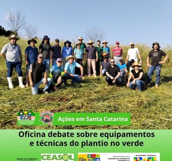 Uma oficina realizada nesta segunda-feira (29), em Seara/SC