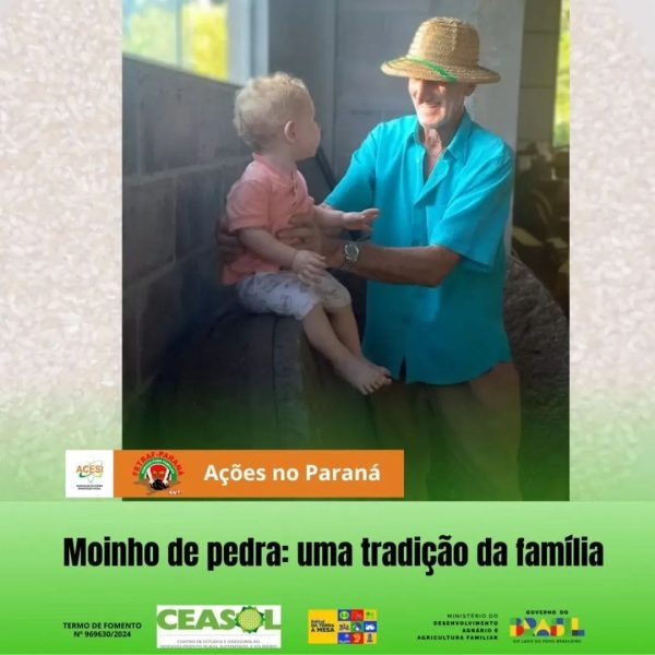 Moinho de pedra: uma tradição da família